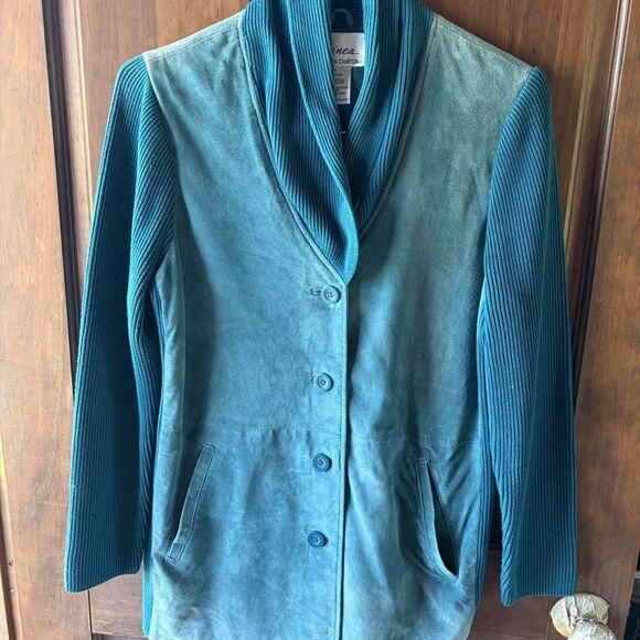 Source Unknown Jackets & Blazers - Unbranded Women's Blue and Green Jacket